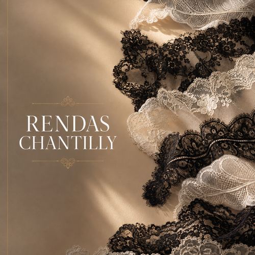 Rendas Chantilly (Tiras)